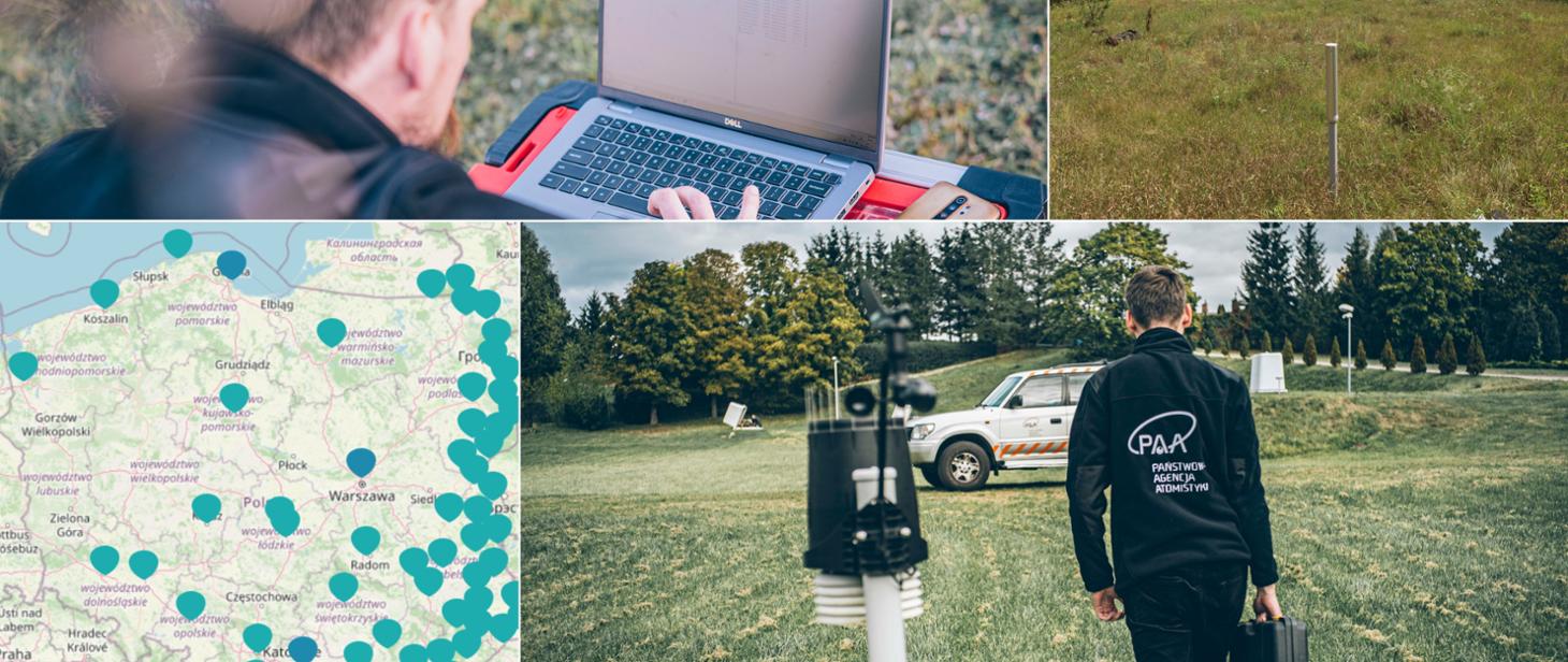 Nowe stacje sieci krajowego monitoringu radiacyjnego. Źródło: PAA