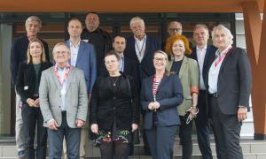 Przedstawiciele EuXFEL z wizytą w NCBJ