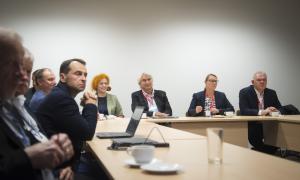 Przedstawiciele EuXFEL z wizytą w NCBJ