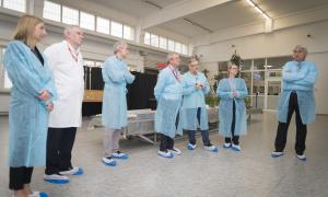 Przedstawiciele EuXFEL z wizytą w NCBJ