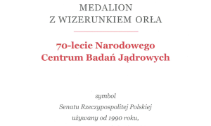 70 lat polskich badań jądrowych - listy gratulacyjne
