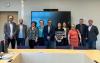 Spotkanie delegacji 4NEW z przedstawicielami Szwedzkiego Centrum Kompetencji – ANiTA i Research Institutes of Sweden – RISE. Od lewej: Per Seltborg (RISE), Aleksej Kaszko (NCBJ), Agnieszka Boettcher (NCBJ), Justyna Jaczewska-Özcan (NCBJ), Wacław Gudowski (NCBJ), Sophie Grape (ANiTA), Maja Marcinkowska-Sanner (NCBJ), Elisabeth Blom (ANiTA), Andrzej Sachajdak (Politechnika Śląska), Kylie Johnson (ANiTA-Westinghouse)